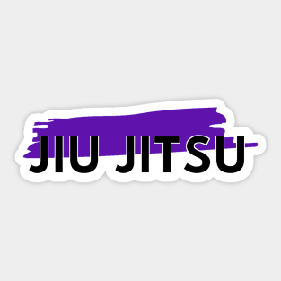 BJJ Brazilian Jiu Jitsu Purple Belt Sticker